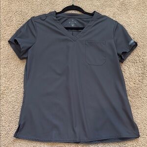 Med Couture Gray Scrub top